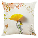 Nordic Style Flower Girls Cushion Covers Kids Decoration Pillow Case Home B K5N8