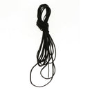 5m Flat Korean Velvets Leather Cord String Jewelry Findings Black