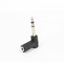90 Degrees 6.5mm 1/4"Male plug to 3.5mm 1/8"Female Jack Stereo  Audio Adapte_kz