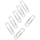 100pcs 29MM sliver clip bookmark metal paper clips patchwork clip office supply-