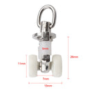 10pcs Silent Curtain Track Glider Sliding Roller Hanger Gliding Runner 26mm
