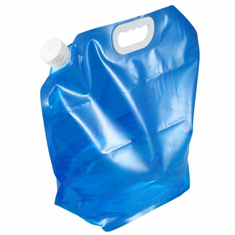 Foldable water can 10 liters blue W6Z6