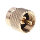 Copper LPG Adapter Camping Propane Mini Tank Input Lindal Valve Output Connector