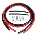 2xCopper Negative Battery Ground Cable Wire Terminal Kit Replacement 100A