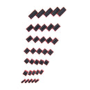 35PCS Dip Switch Kit 1 2 3 4 5 6 8 Way Toggle Switch Red Snap Switches Each 5xMO