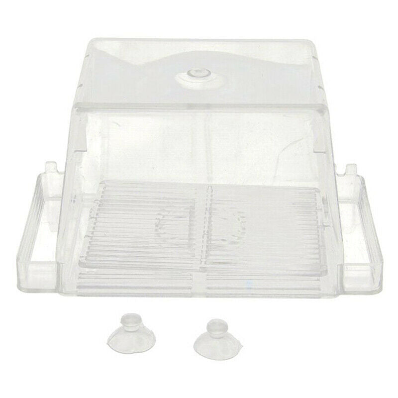 Breeding box self-isolation floating fish tank aquarium breeder case (Trans N5P6