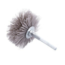 6mm Shank 80mm Dia Abrasive Nylon Wheel Brush Woodwork Polish Bench Grinder