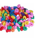 Best 100pcs Sports Elastic Rope Ring Hairband Women Hair Band Ponytail Holder FT