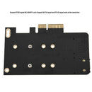 1X(Pa02-Rtk Ngff M.2 To Pci-E Converter Adapter Pci-E X4 To Ngff Ssd For 22