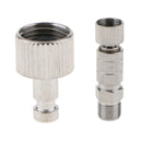 2x Airbrush Brush Quick Release Plug Coupling Disconnect Coupler 1/8 Adapter