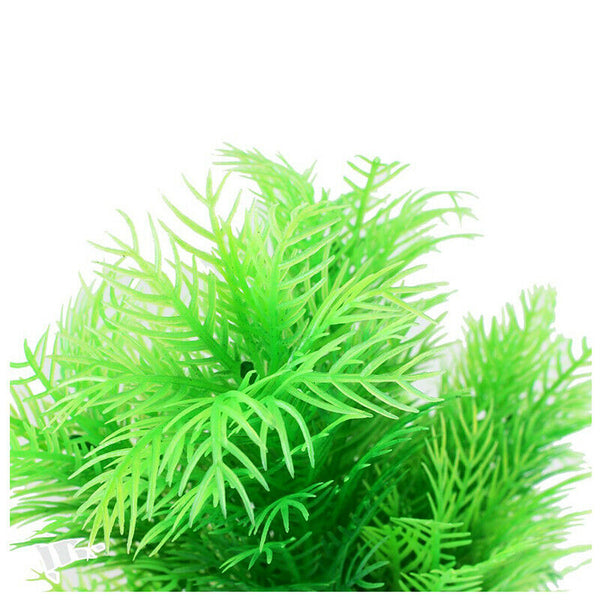 Artificial aquarium underwater plant ornament 16cm body size green