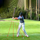 Golf Swing Corrector Golf Swing-Plane Training Aid Golf Pointer Spot Direct A3G8