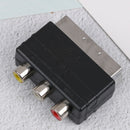 RGB scart to 3 RCA S-Video sdapter composite RCA SVHS AV TV audio converter Ew