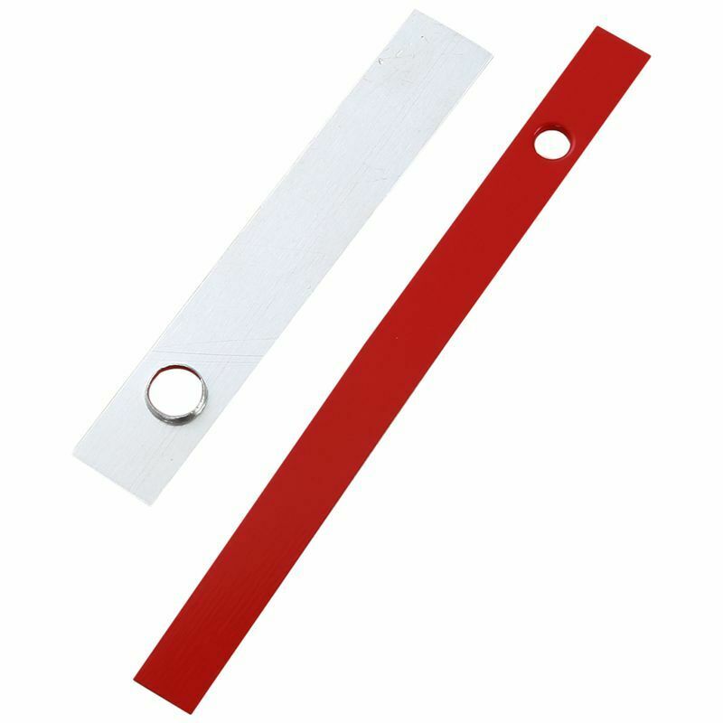 1 Set Silent Wall Clock Quartz Mechanism Black and Red DIY Wall Clock Quart