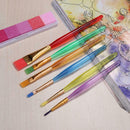 6pcs/set Plastic Fondant Cake Brushes Decorating Painting DIY Pastry Tool