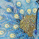 DIY Peafowl Special Shaped Diamond Painting Leather Chain Crossbody Bags