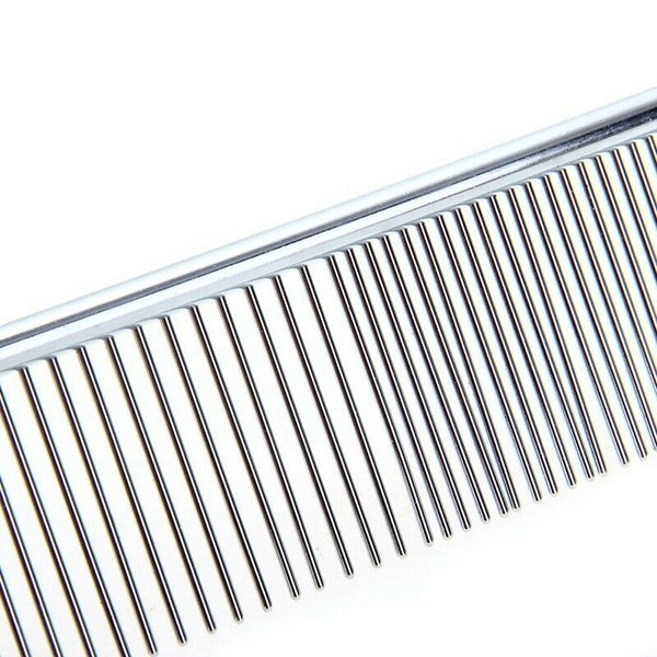 Grooming Comb Stainless Steel Curry Hair Comb for Pet Cat 19 * 4cm