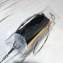 Fashion Women Bag Set Transparent Shoulder Bag+Clutch For Teenage Girls Fas T4G4
