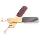 Double-sided Foot File Care Dead Skin Callus Remover Pedicure Tool Wood