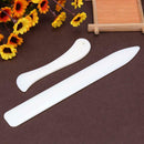 2pcs DIY Handmade Leather Craft Edge Trimming Tools for Working Cutting