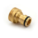 1PC Brass Hose Tap Connector 23mm Threaded Home Water Pipe Adaptor Fitting LJ