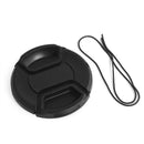 49mm Camera Snap-on Front Lens Cap Cover For Canon Nikon Fuji Sony with String