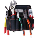600D Waterproof Cloth Rivet Fixed Tool Bag Belt Utility Kit Pocket Pouch D7Z5
