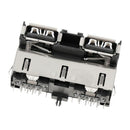 Dual Usb Socket Port Connector Moudle Replacement for Sony Playstation 4 Ps M2S5