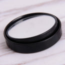 1PC Black car blind spot mirror 360Â° angle view adjustable rearview mirror M&E