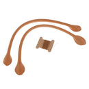 2pcs 47cm Leather Bag Strap Handle Shoulder Bag Band for DIY Handbag Brown