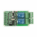 Modbus-rtu 2-way relay module Output 2 input channel switch TTL / RS485 com