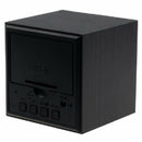 Alarm clock / digital clock Wooden table with a USB port, works with AAA ba V6B2