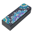 DIY Diamond Pinting Leather Eye Glasses Storage Box Sunglasses Organizer