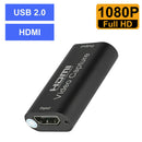 Video Record Card Mini HD 1080P Teaching Plug And Play Universal HDMI To USB 2.0