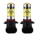 2 Pieces Car 9005 HB3 100W Yellow LED Bulb for Fog Running DRL Light Lamp