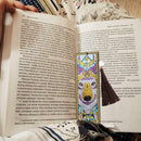 DIY Special Shaped Diamond Painting Leather Tassel Bookmark Creative Crafts