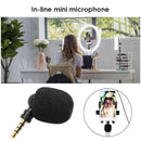 Portable Mini Microphone 3.5mm Jack Mic for Mobile Phone Laptop PC (Stereo) A