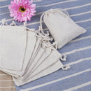 10PCS Linen Jute Drawstring Gifts Bags Sacks Party  Jewelry  Favors 8 * 10cm Hot