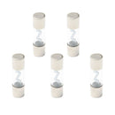 5pcs 60 AMP AGU Fuse Car Audio Amplifier Install Glass Fuse Nickel Plated