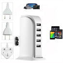 Universal 5 Port USB Wall Travel Charger Desktop USB Hub Charging Station yth
