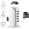 Universal 5 Port USB Wall Travel Charger Desktop USB Hub Charging Station yth