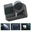 Tempered Glass Protector Cover Case For Dji Osmo Action Camera Lens Cap Lcd