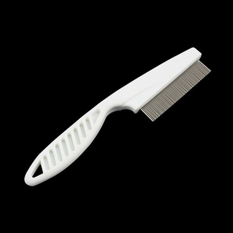 Metal Nit Hair Comb with Handle Remove Head Lice Eggs for Kids Pet Effec TGI