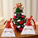 30 Pcs Gift Boxes Decorative Candy Boxes,Christmas Cookies Candy Bags, Sant