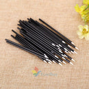 50Pcs Cosmetic Makeup Tool Disposable Eyeliner Liquid Wand Lip Brush Applicator#