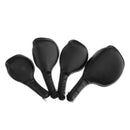 4 Pieces Thick PU Leather Golf Iron Head Covers Universal Fit Iron Clubs