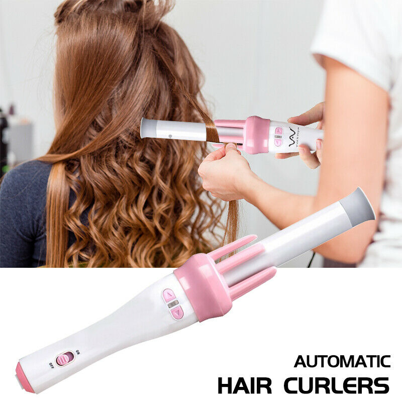 Automatic Wave Curl Electric Ceramic Hair Curler Rollers Curling Iron Heat Wand