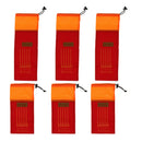 6pcs Outdoor Travel Drawstring Tent Peg Stake Rope Storage Bag Pouch Holder