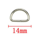 10Pcs Metal D Ring D-rings Purse Buckles For Clothes Bag Case Strap Web Belt,