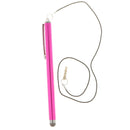 Stylus Pen High-Sensitive Cloth Head Conductive Stylus for Tablets Pink (1